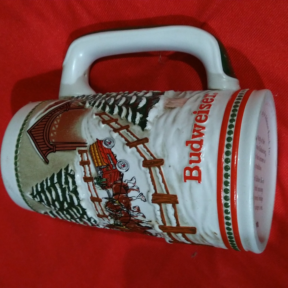 Budweiser Holiday Stein